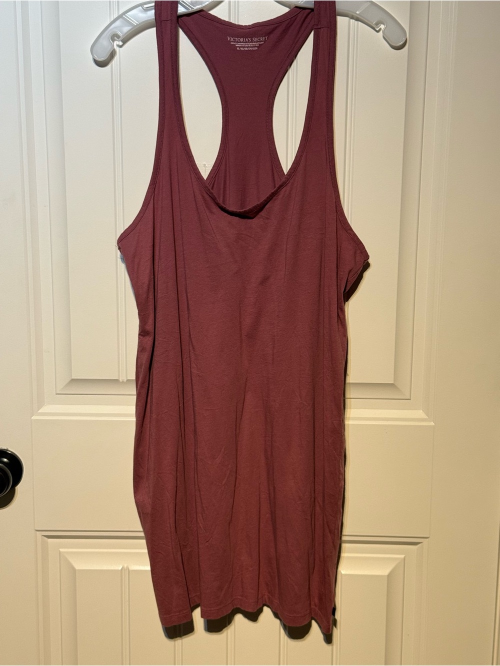 Victoria's Secret Racerback Dress/cover up/sleep- Dusty Mauve-XL